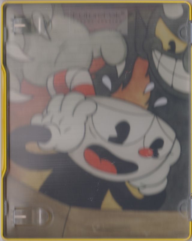 Inside Cover for Cuphead (Windows Apps and Xbox One): Left