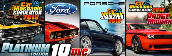 Front Cover for Car Mechanic Simulator 2018: Platinum Edition 10 DLC (Macintosh and Windows) (Steam release)