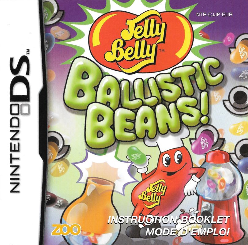Manual for Jelly Belly: Ballistic Beans (Nintendo DS): Front