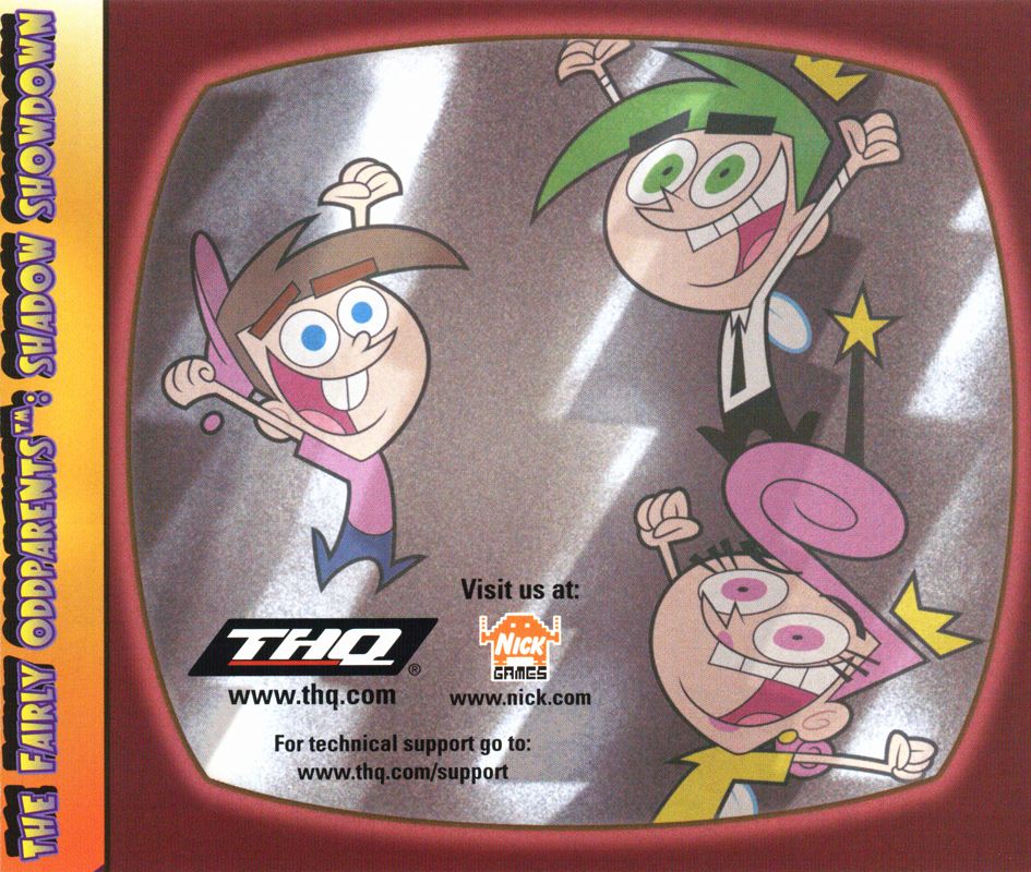 The Fairly Oddparents Shadow Showdown Cover Or Packaging Material