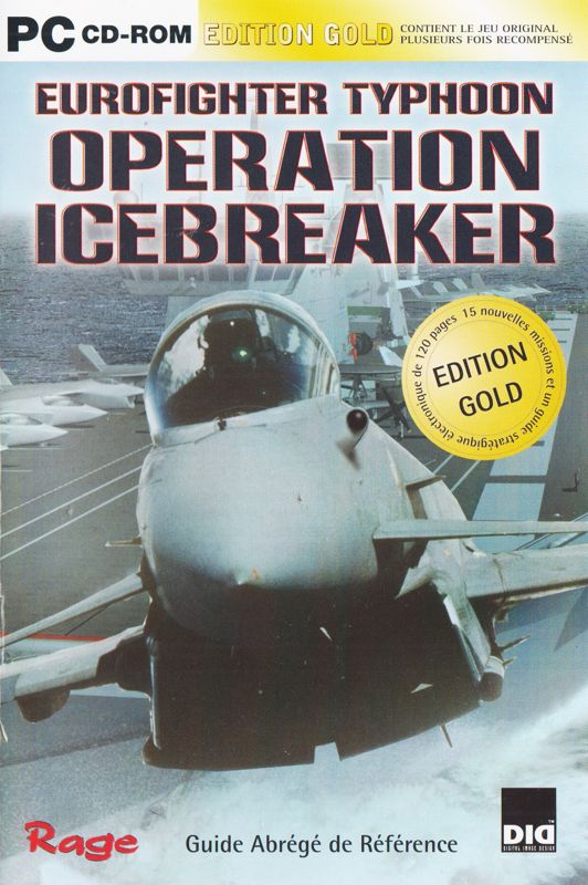 Manual for Eurofighter Typhoon: Operation Icebreaker (Windows): Front (12-page)