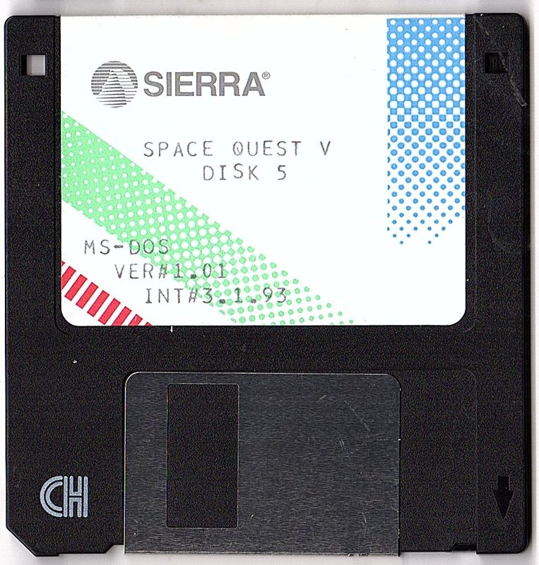 Media for Space Quest V: The Next Mutation (DOS): Disk 5