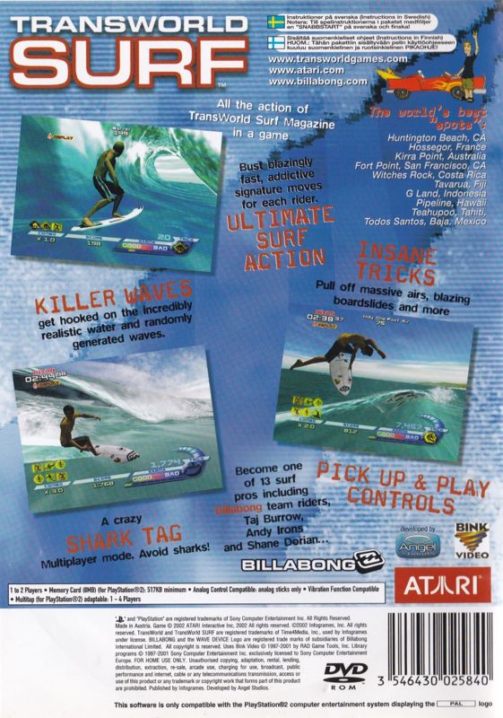 TransWorld Surf cover or packaging material - MobyGames