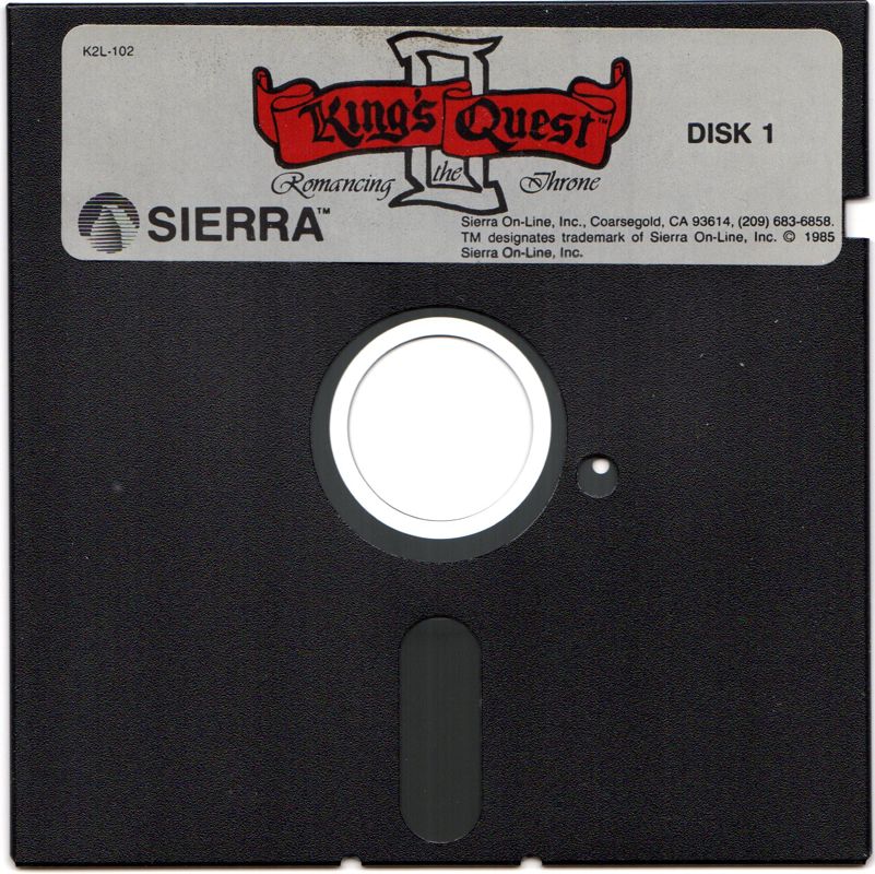 Media for King's Quest II: Romancing the Throne (PC Booter): Disk 1