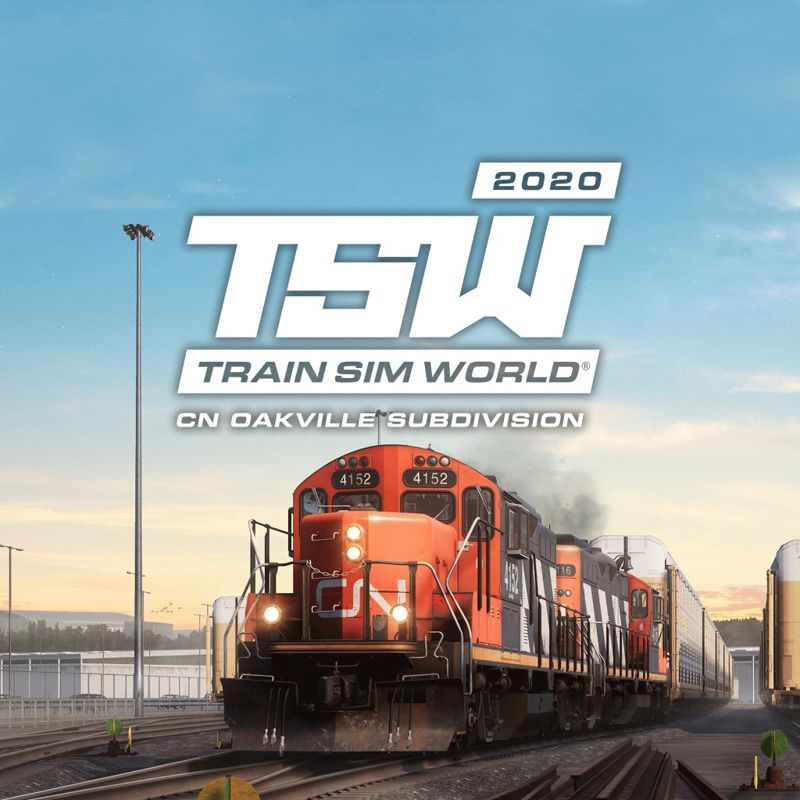 Front Cover for Train Sim World 2020: CN Oakville Subdivision (PlayStation 4) (download release)