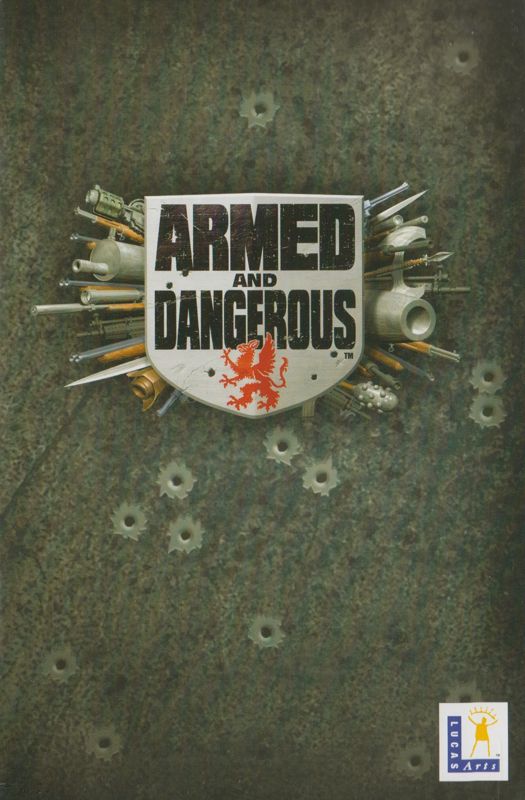 Manual for Armed and Dangerous (Windows) (Full French version): Front (28-page)