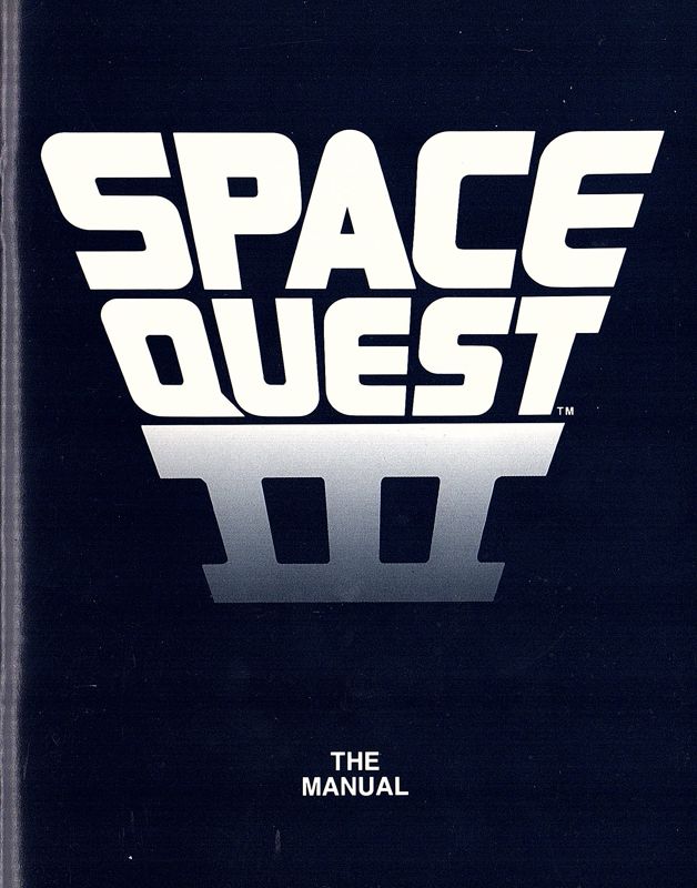 Manual for Space Quest III: The Pirates of Pestulon (DOS)