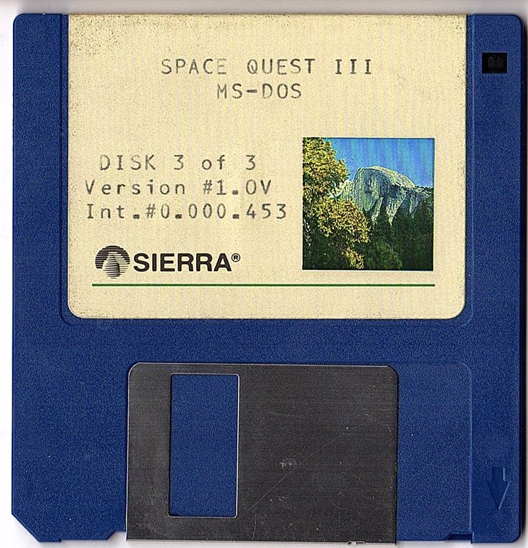 Media for Space Quest III: The Pirates of Pestulon (DOS): 3.5" Disk 3