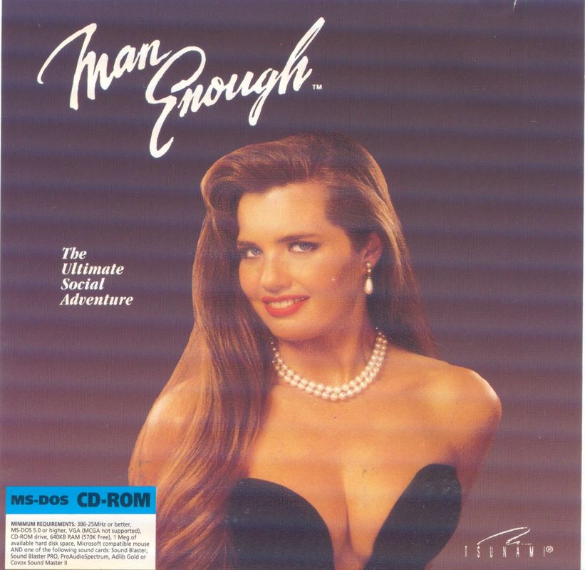 Front Cover for Man Enough (DOS)