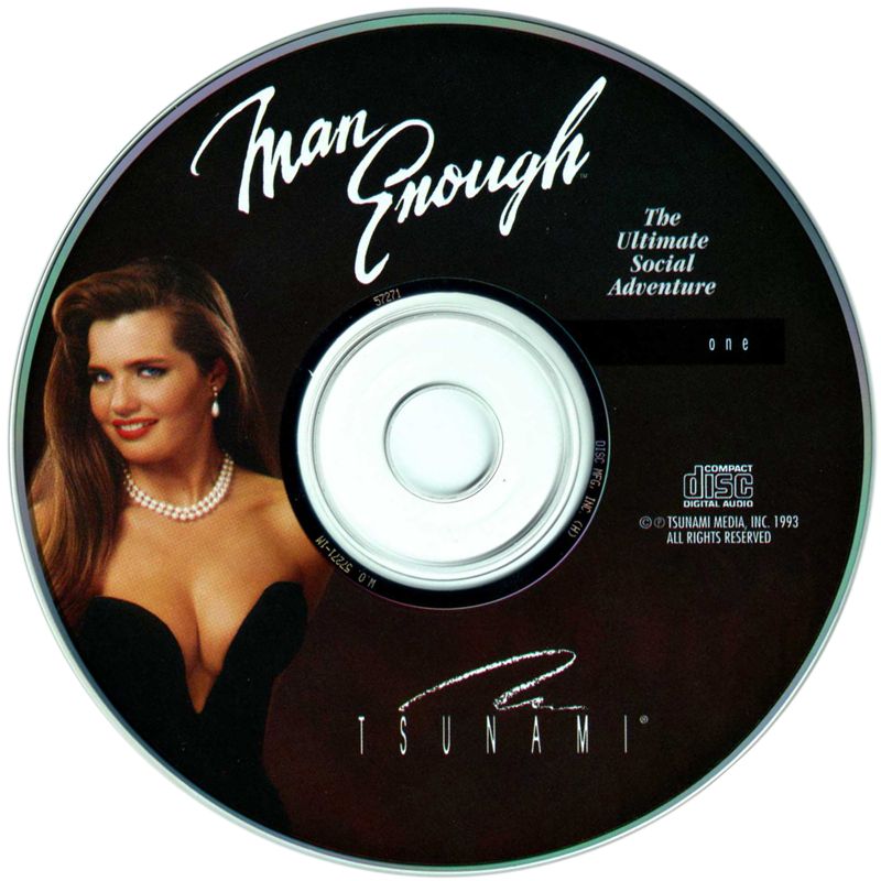 Media for Man Enough (DOS): Disc 1/2