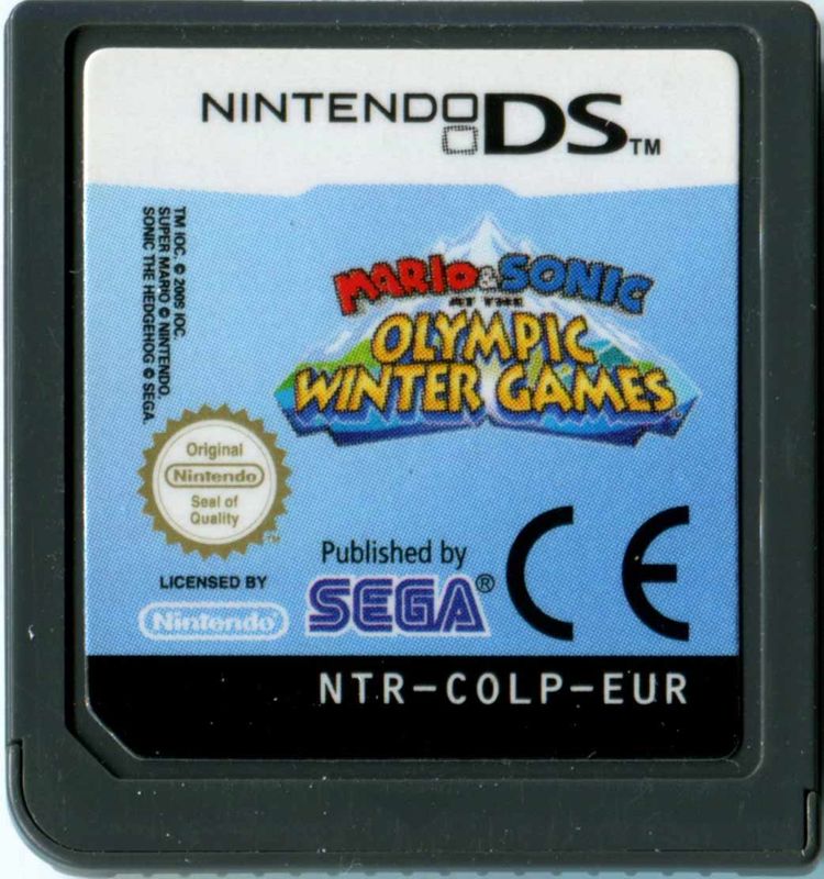 Media for Mario & Sonic at the Olympic Winter Games (Nintendo DS): Front