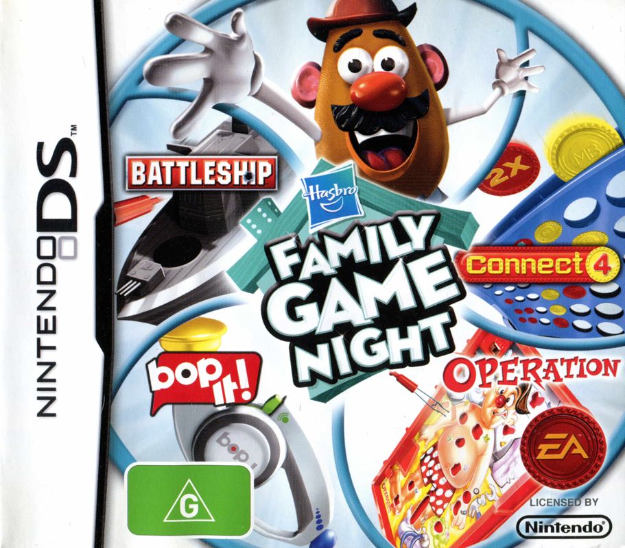 Front Cover for Hasbro Family Game Night (Nintendo DS)