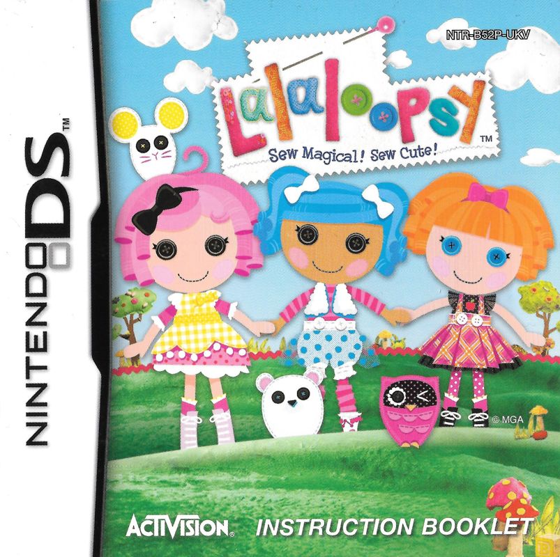 Manual for Lalaloopsy: Sew Magical! Sew Cute! (Nintendo DS): Front