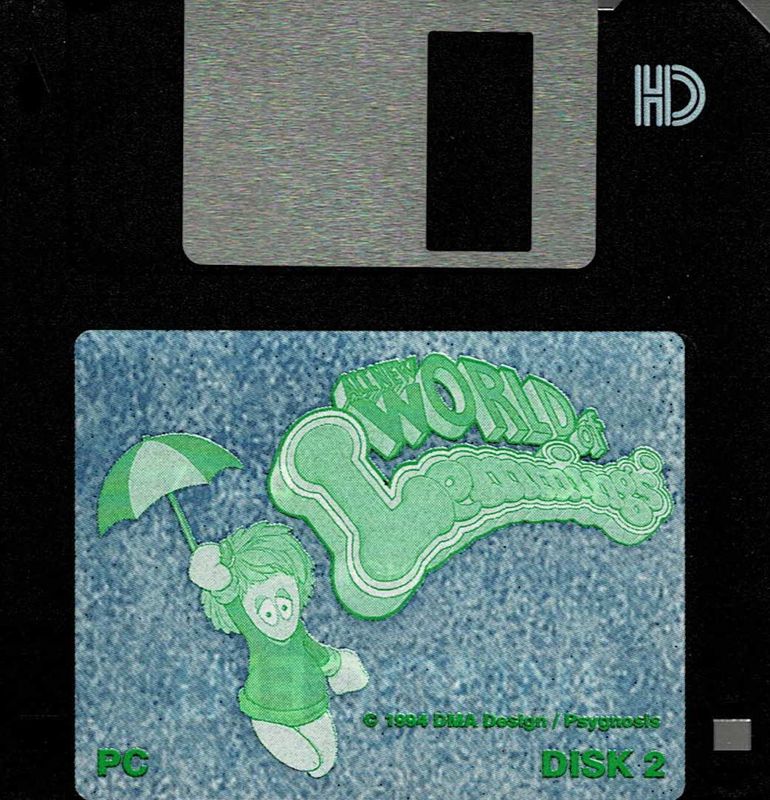 Media for The Lemmings Chronicles (DOS) (3½ Disk Version): Disk 2