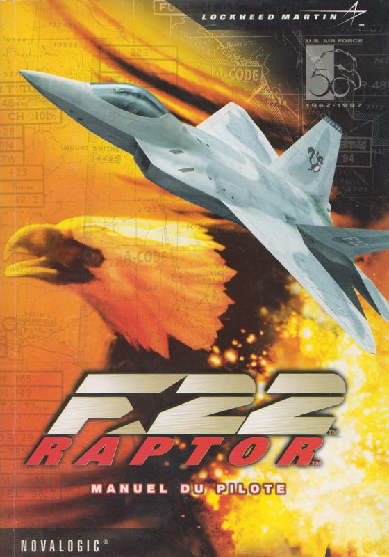 Manual for F-22 Raptor (Windows): Front (124-page)