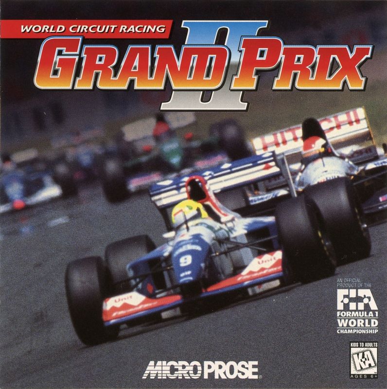 Other for Grand Prix II (DOS): Jewel Case - Front