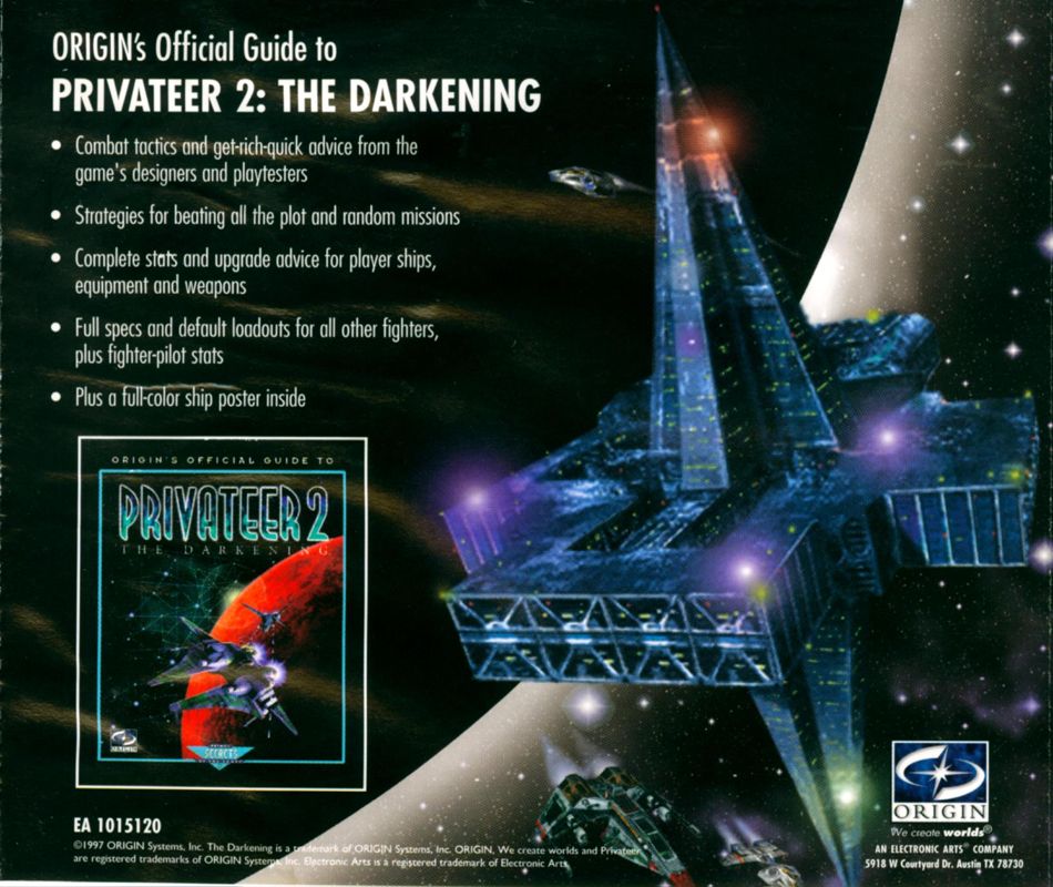 Other for Privateer 2: The Darkening (Deluxe Edition) (Windows): Jewel Case - Back