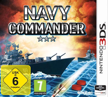 Front Cover for Navy Commander (Nintendo 3DS) (download release)