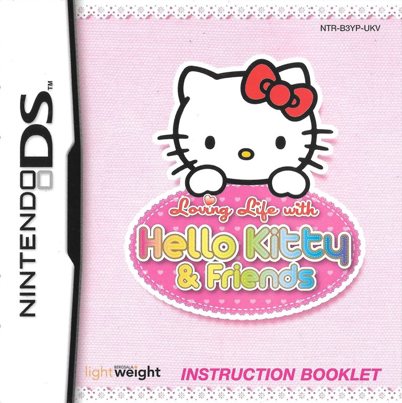Manual for Loving Life with Hello Kitty & Friends (Nintendo DS): Front