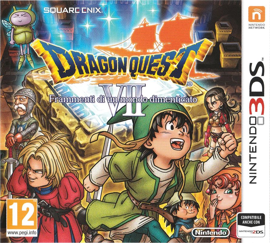Front Cover for Dragon Quest VII: Fragments of the Forgotten Past (Nintendo 3DS)