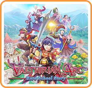 Front Cover for Valthirian Arc: Hero School Story (Nintendo Switch) (download release): 1st version