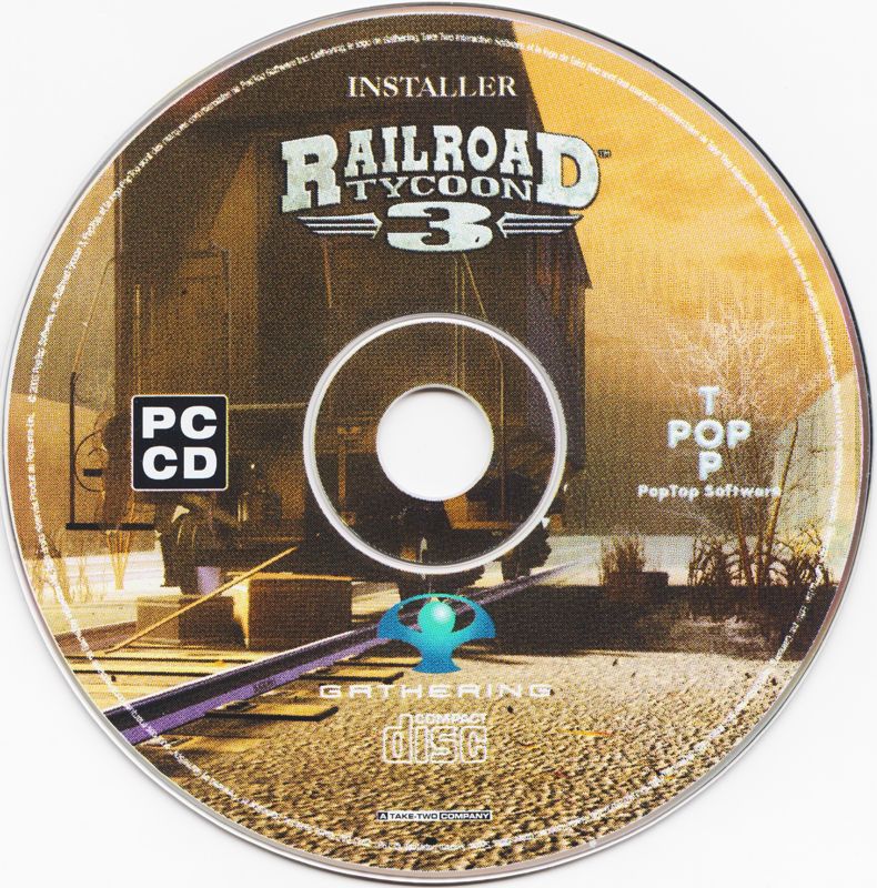 Media for Railroad Tycoon 3 (Windows): Install Disc