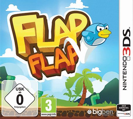 Front Cover for Flap Flap (Nintendo 3DS) (download release)