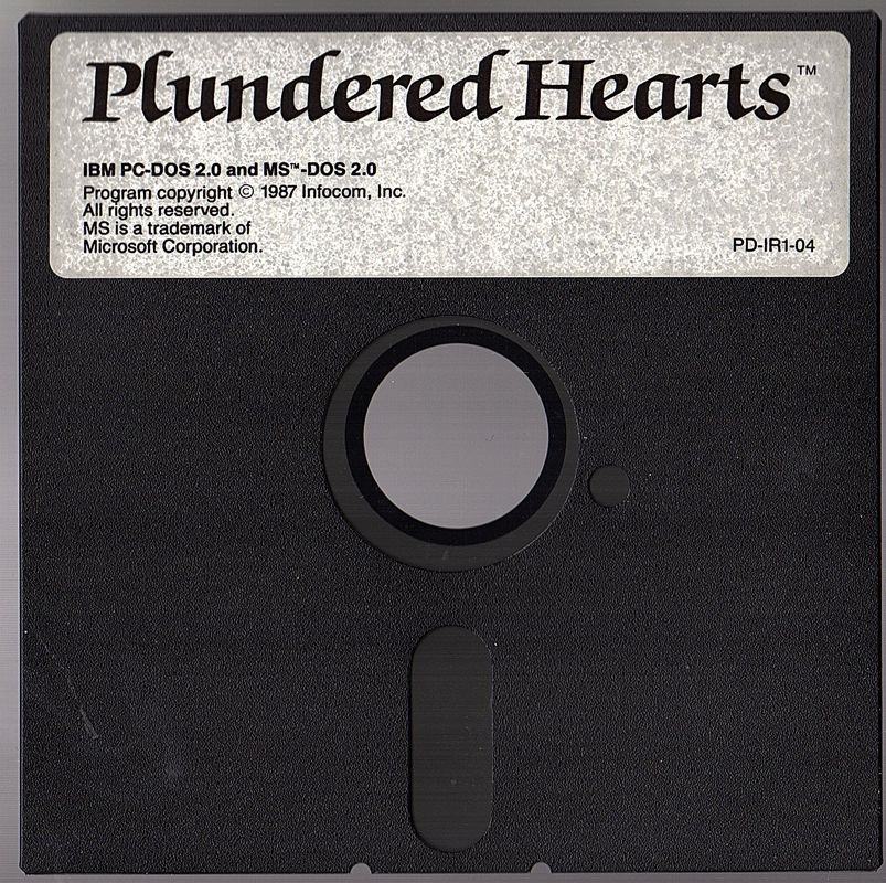 Media for Plundered Hearts (DOS)