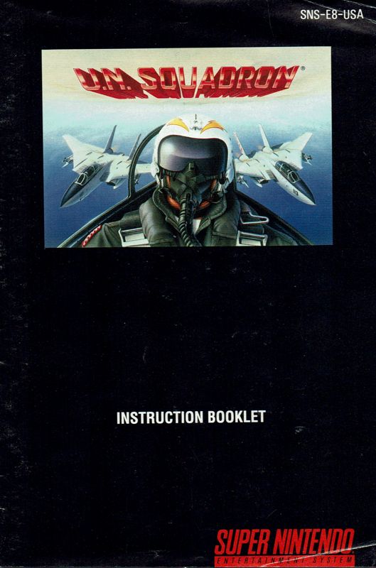 Manual for U.N. Squadron (SNES): Front