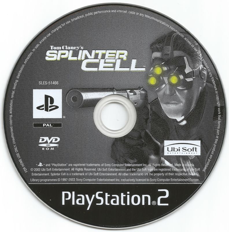 Media for Tom Clancy's Splinter Cell (PlayStation 2)