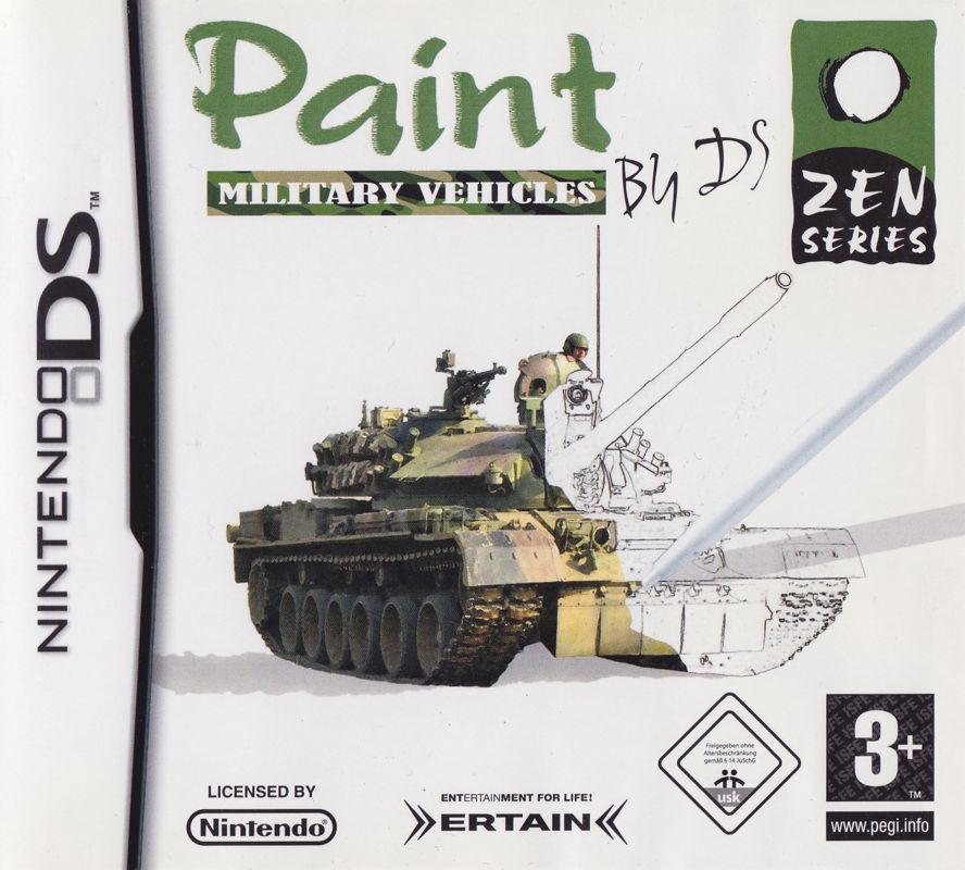 Front Cover for Paint by DS: Military Vehicles (Nintendo DS)