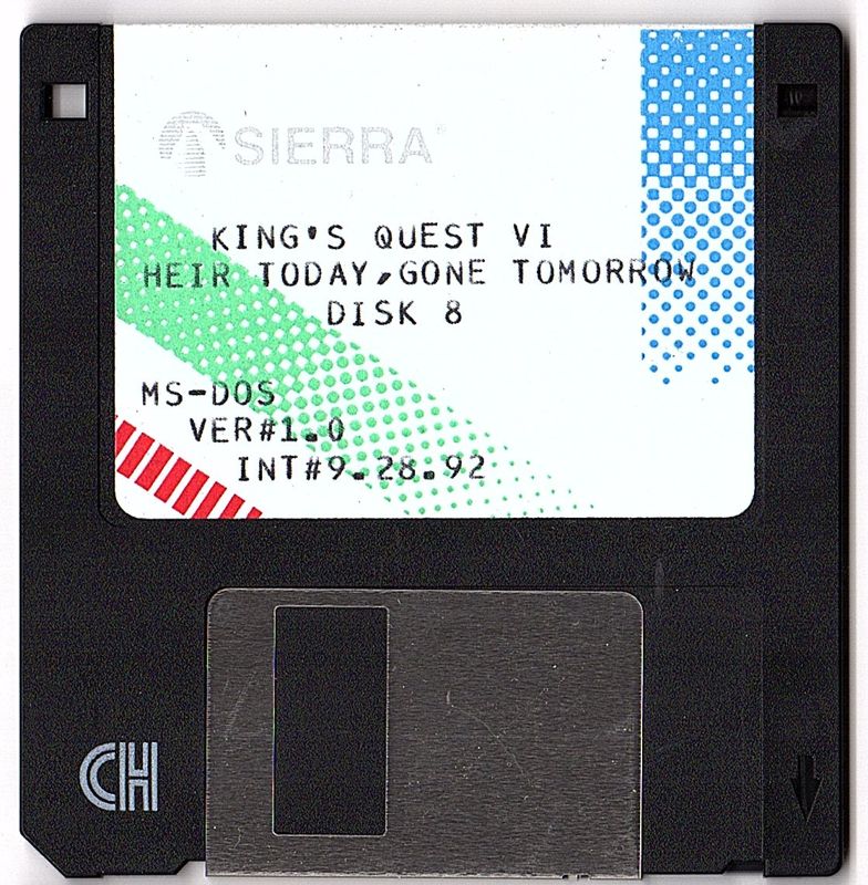 King's Quest VI Heir Today, Gone Tomorrow cover or packaging material