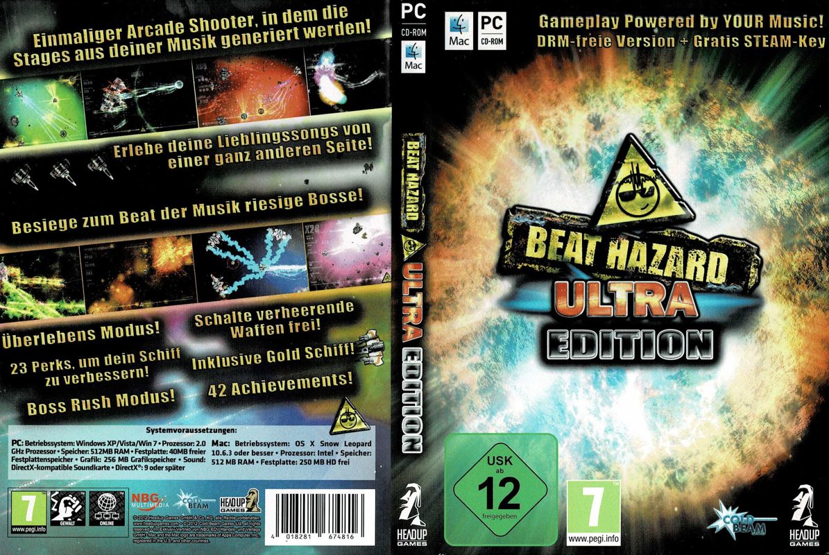 Full Cover for Beat Hazard Ultra (Macintosh and Windows)