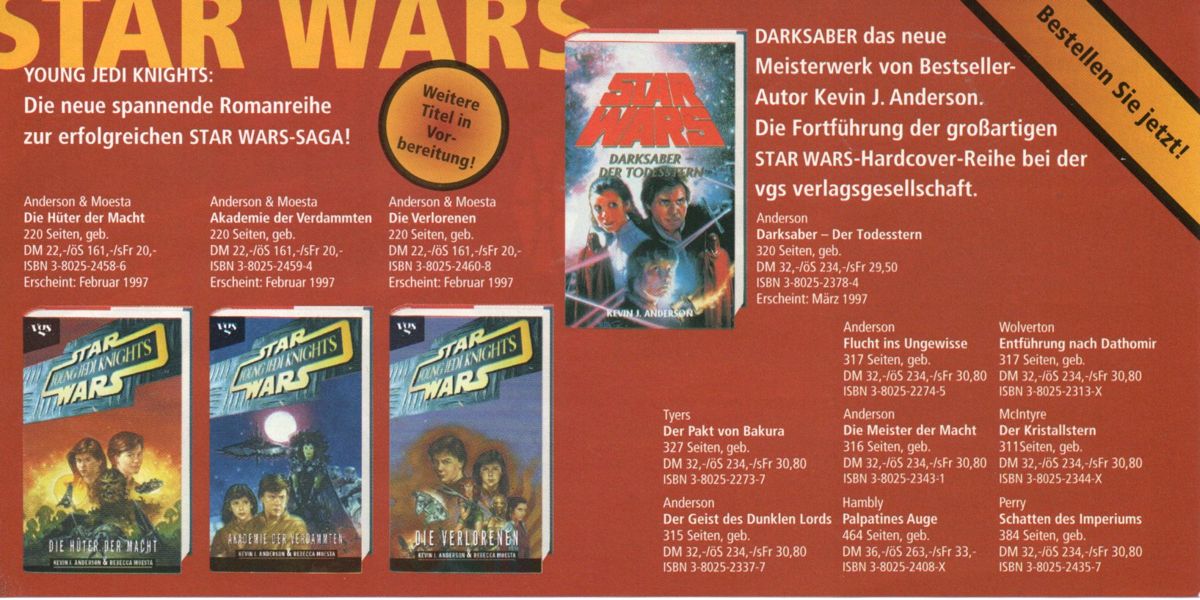 Advertisement for Star Wars: Yoda Stories (Windows): Back