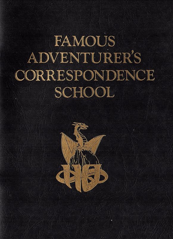 Manual for Hero's Quest: So You Want to Be a Hero (DOS): Famous Adventurer's Correspondence School