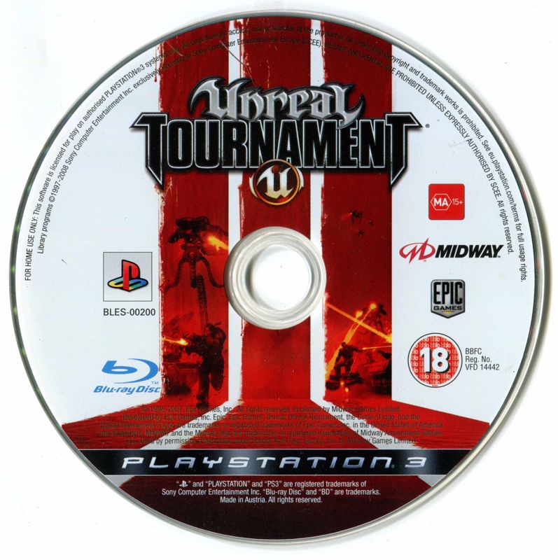 Media for Unreal Tournament III (PlayStation 3)