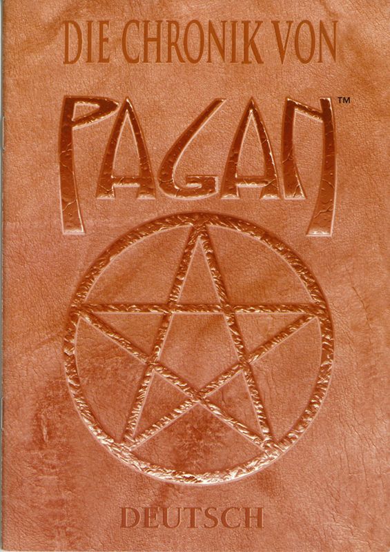 Manual for Pagan: Ultima VIII (DOS): The Chronicles of Pagan - Front
