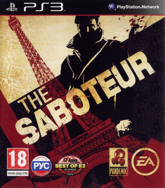 Front Cover for The Saboteur (PlayStation 3)