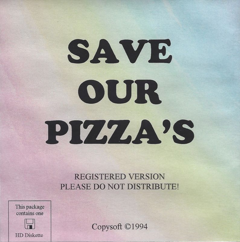 Front Cover for Skunny: Save Our Pizzas! (DOS)