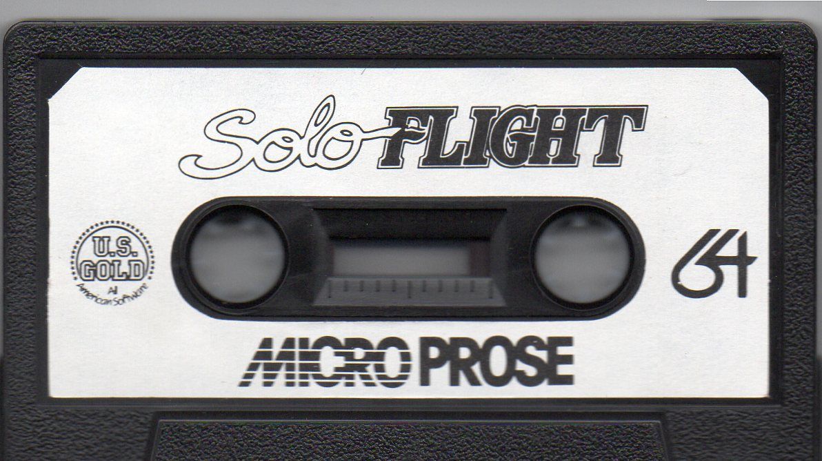Media for Solo Flight: 2nd Edition (Commodore 64)