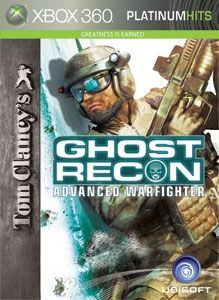 Front Cover for Tom Clancy's Ghost Recon: Advanced Warfighter (Xbox 360) (Games on Demand Platinum Hits release)