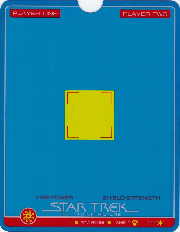 Extras for Star Trek: The Motion Picture (Vectrex): Overlay