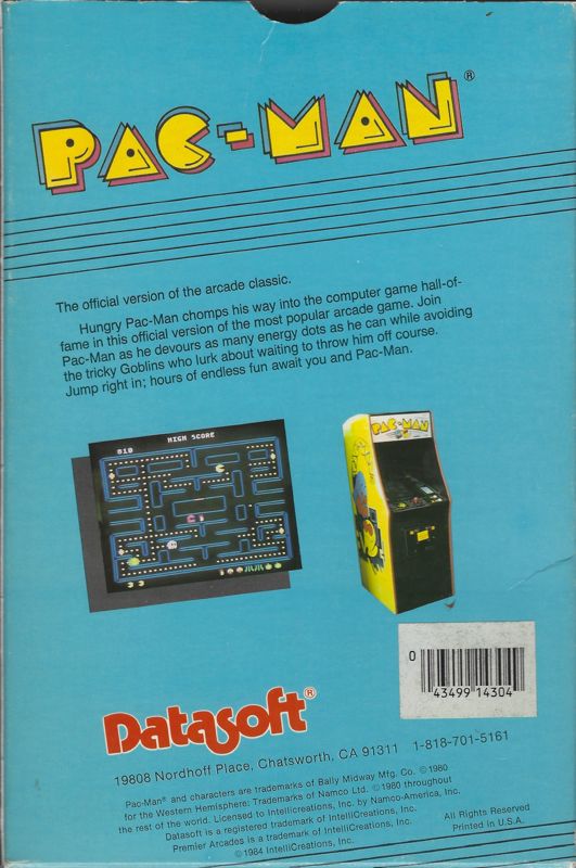 Pac-Man cover or packaging material - MobyGames