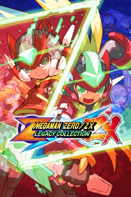Mega Man Zero/ZX Legacy Collection cover or packaging material 