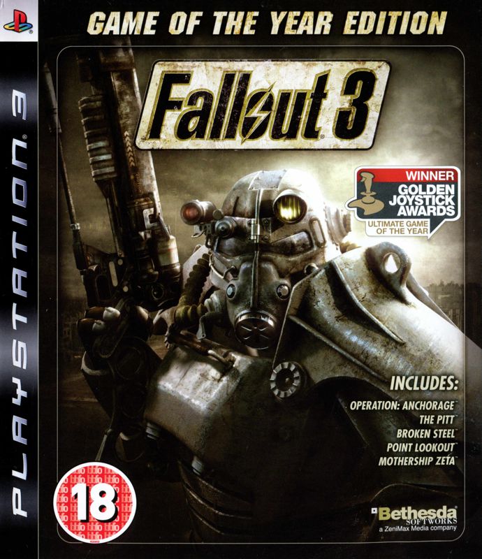 Front Cover for Fallout 3: Game of the Year Edition (PlayStation 3)