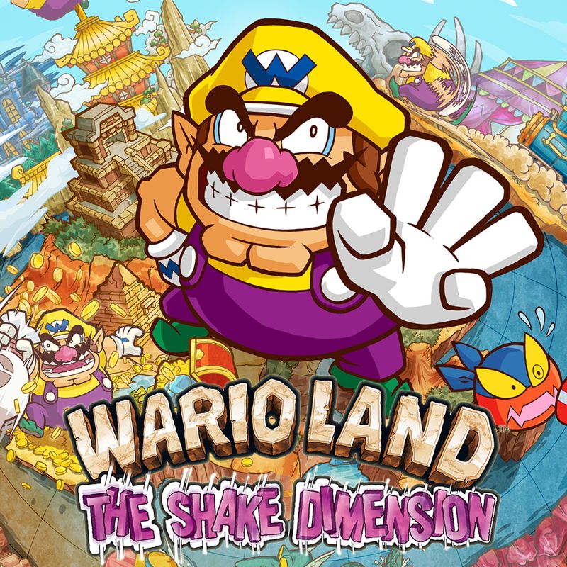 Front Cover for Wario Land: Shake It! (Wii and Wii U): 2nd version