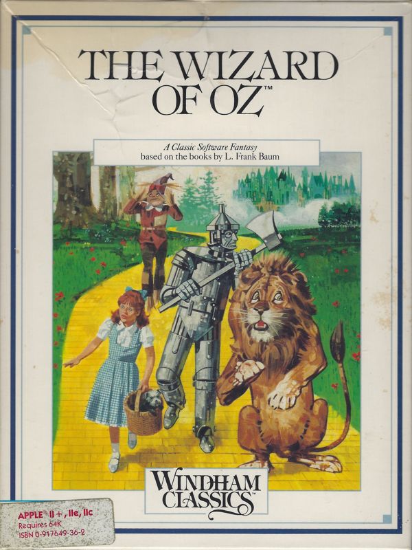 Front Cover for The Wizard of Oz (Apple II)