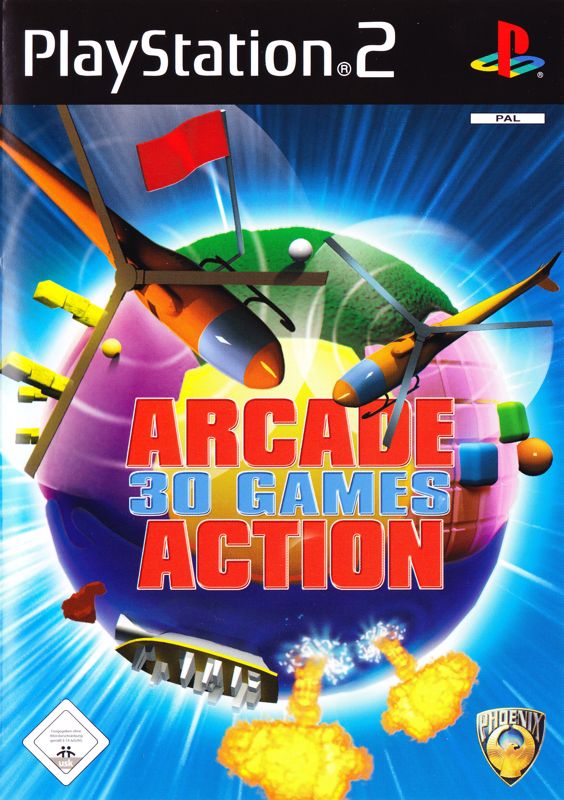 Front Cover for Arcade Action: 30 Games (PlayStation 2)