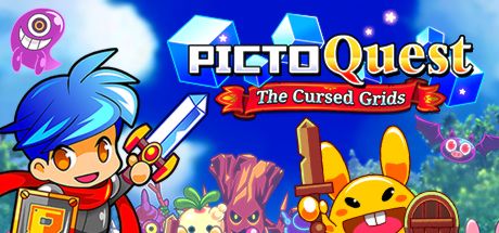 Front Cover for PictoQuest: The Cursed Grids (Windows) (Steam release)