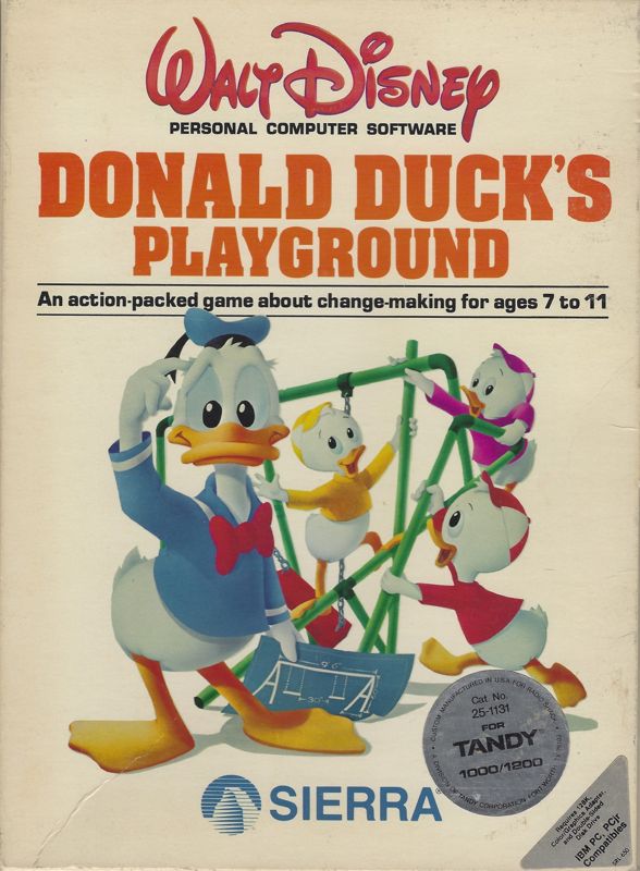 Front Cover for Donald Duck's Playground (PC Booter)